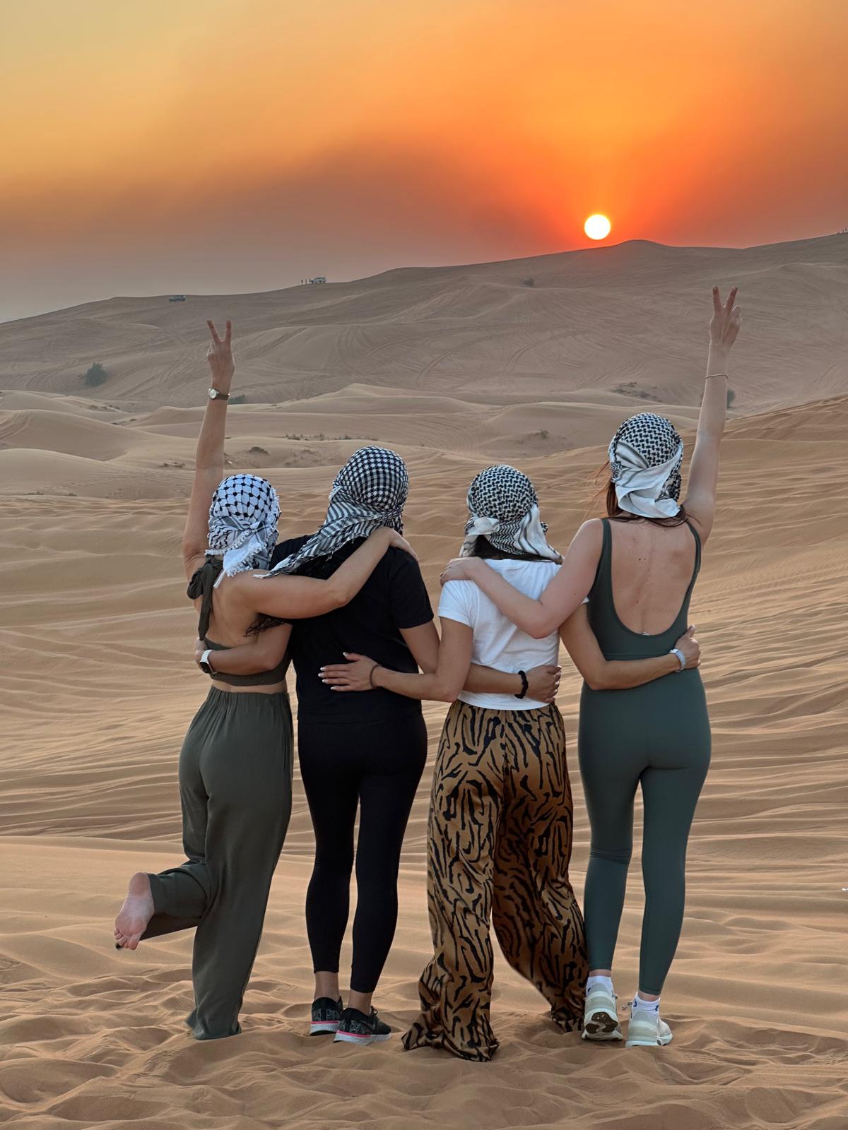 Amigo Adventures premium Dubai desert safari at sunset